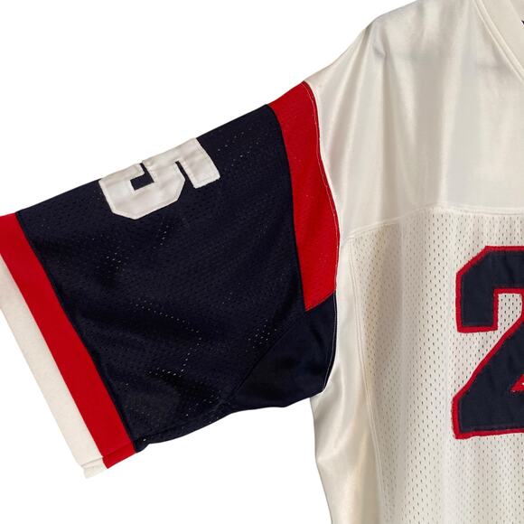 Y2K Eljay #25 Blue White Throwback NFL Jersey Sz 2XLT Oversize Football All Pro - Picture 9 of 15